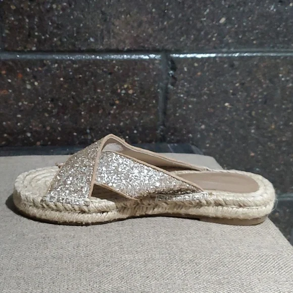 Joie Womens Ianna Espadrille Gold Sandals - Picture 6 of 13